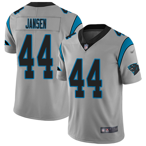 Carolina Panthers Limited Silver Youth J.J. Jansen Jersey NFL Football 44 Inverted Legend